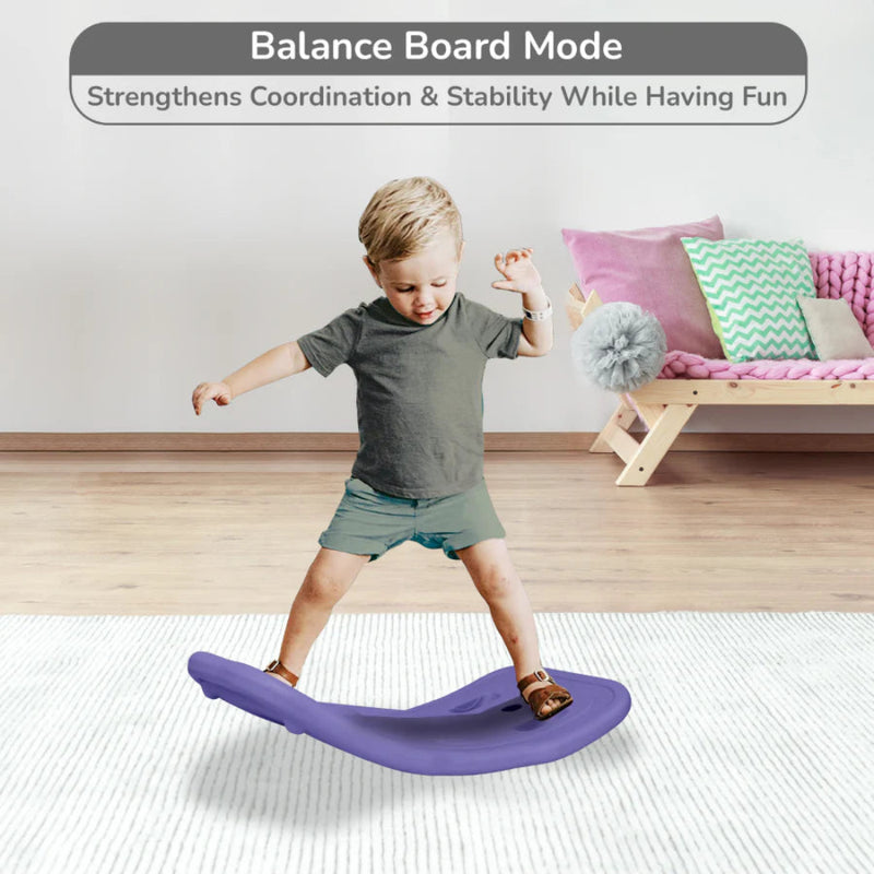 R for Rabbit Rock N Ride 3-in-1 Balance Board, Ride-On & Rocker for Kids