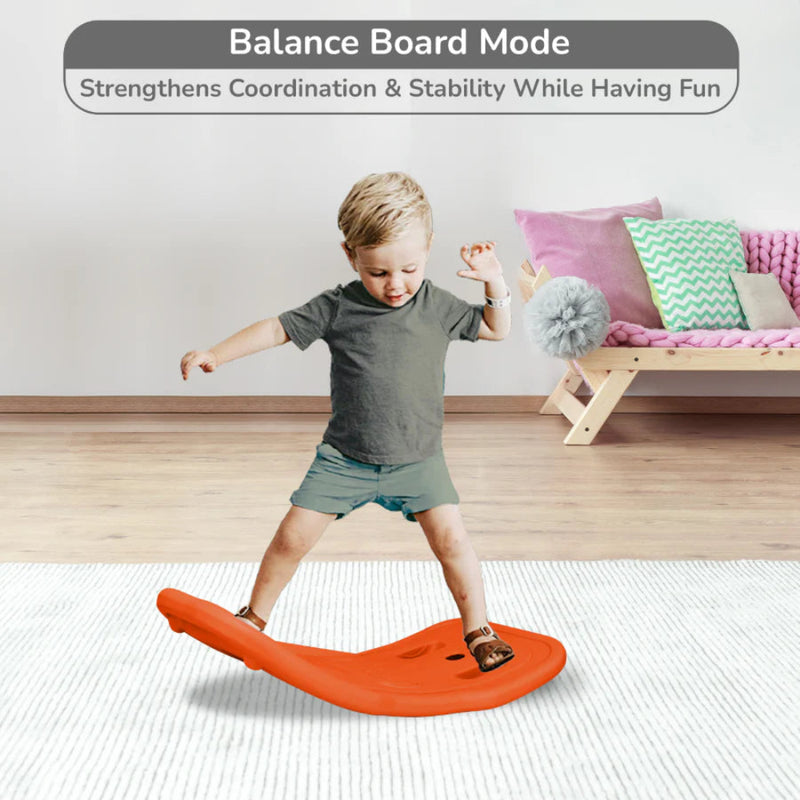 R for Rabbit Rock N Ride 3-in-1 Balance Board, Ride-On & Rocker for Kids