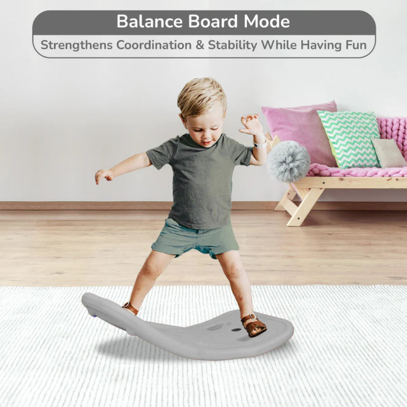 R for Rabbit Rock N Ride 3-in-1 Balance Board, Ride-On & Rocker for Kids
