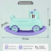 R for Rabbit Rock N Ride 3-in-1 Balance Board, Ride-On & Rocker for Kids