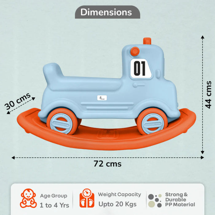 R for Rabbit Rock N Ride 3-in-1 Balance Board, Ride-On & Rocker for Kids-Ride Ons-R for Rabbit-Toycra
