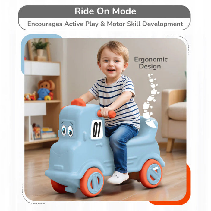 R for Rabbit Rock N Ride 3-in-1 Balance Board, Ride-On & Rocker for Kids-Ride Ons-R for Rabbit-Toycra