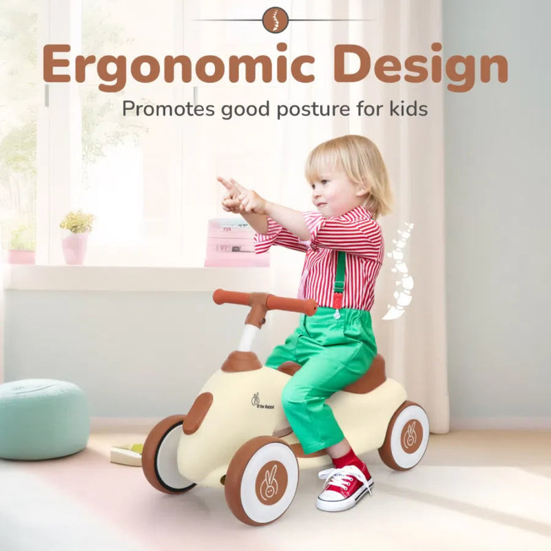 R for Rabbit Speedster Zoomy Push Ride On Car for Kids