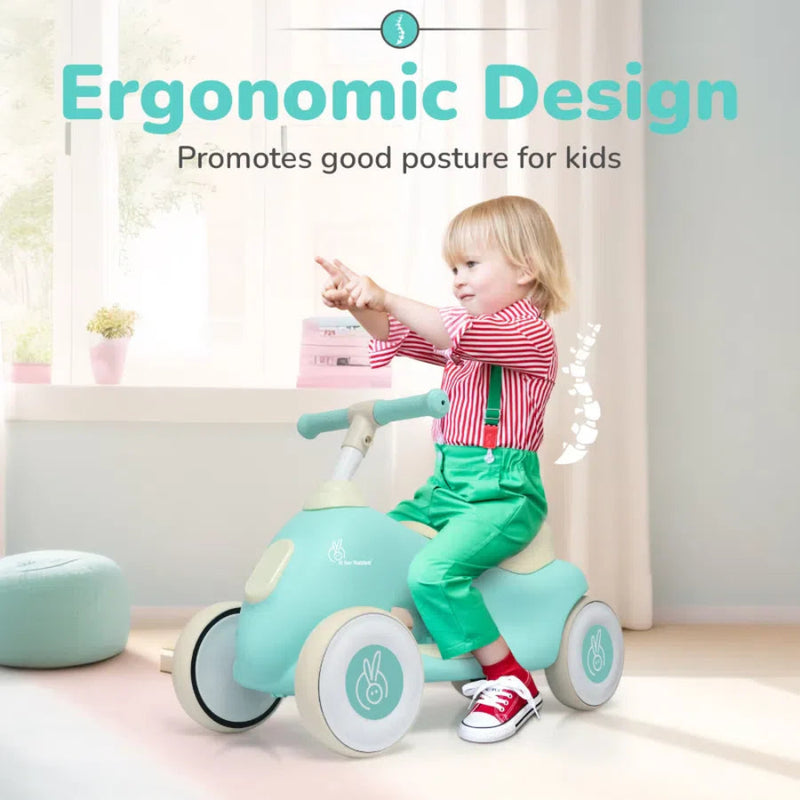 R for Rabbit Speedster Zoomy Push Ride On Car for Kids