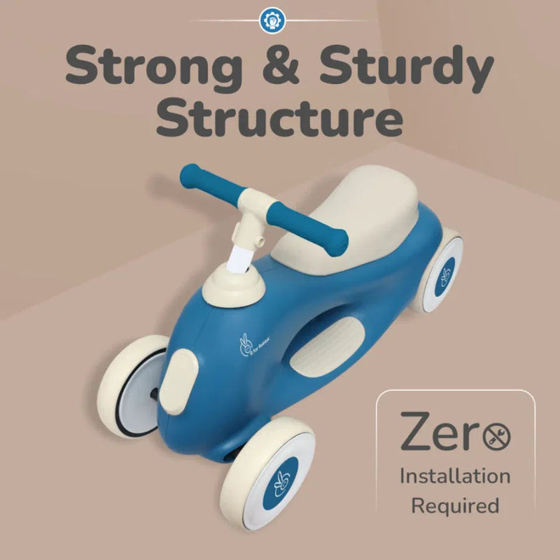 R for Rabbit Speedster Zoomy Push Ride On Car for Kids