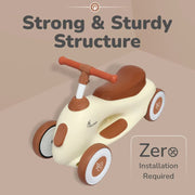 R for Rabbit Speedster Zoomy Push Ride On Car for Kids
