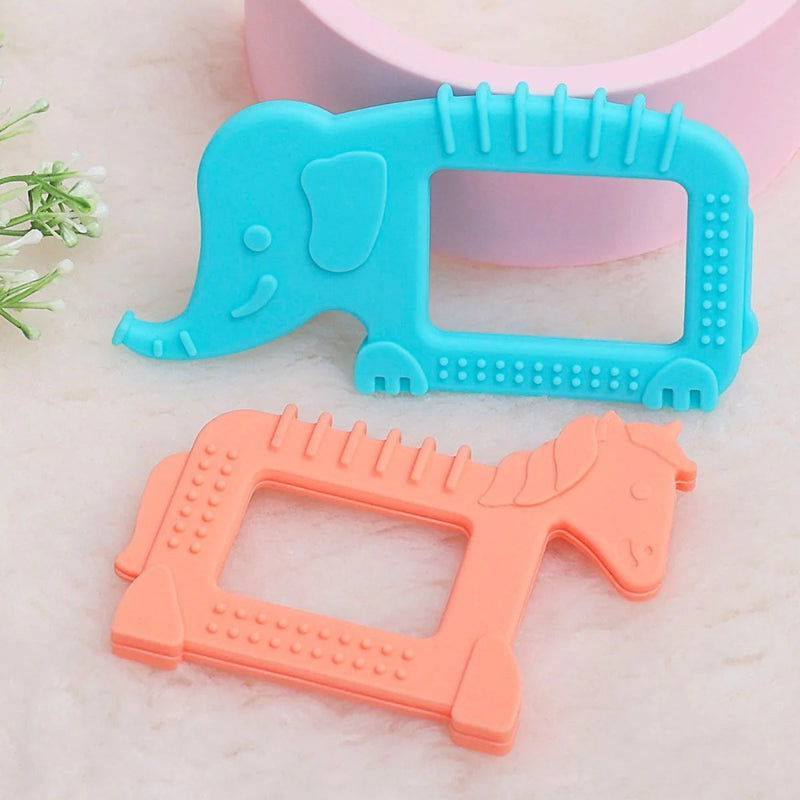 R for Rabbit Tiny Bites Safari Pack of 2 Blue Orange