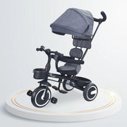R for Rabbit Tiny Toes T30 Ace Tricycle 3 in 1, Adjustable Parental Control & Canopy, Front & Rear Basket