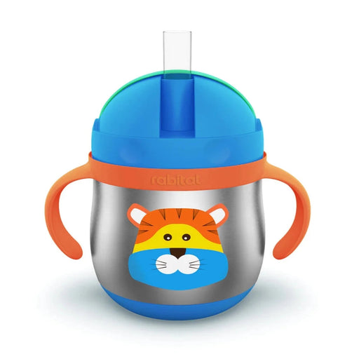 Rabitat First Step Gravity Training Sipper With weighted straw-Mealtime Essentials-Rabitat-Toycra