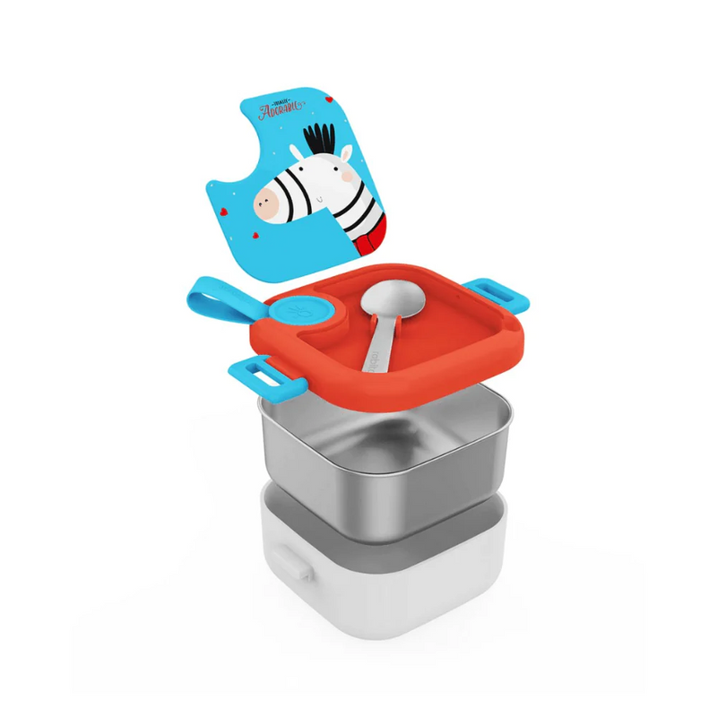 Rabitat Lunchmate Mini Stainless Steel Lunch Box With Spoon - 500 ML
