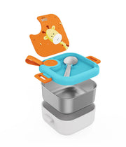 Rabitat Lunchmate Mini Stainless Steel Lunch Box With Spoon - 500 ML