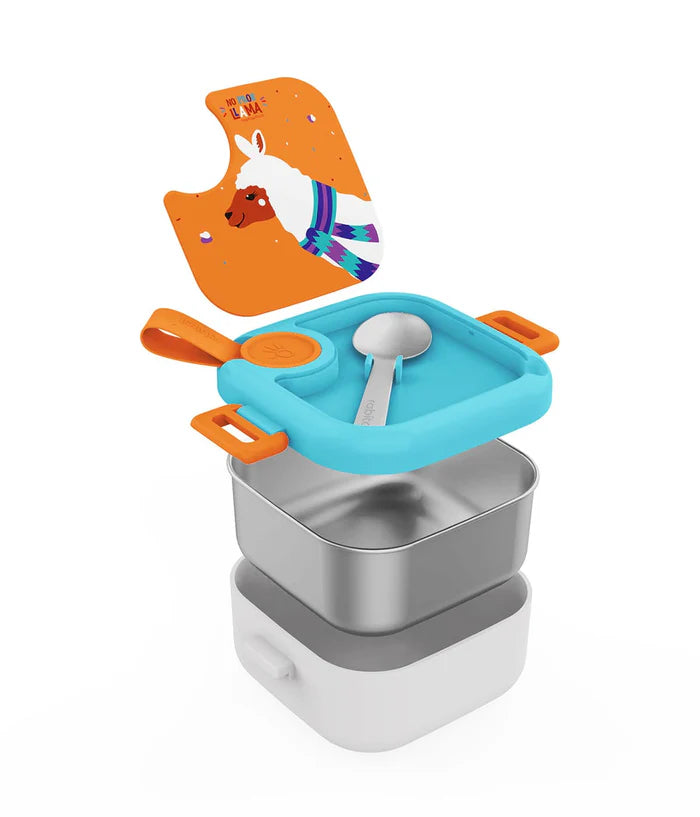 Rabitat Lunchmate Mini Stainless Steel Lunch Box With Spoon - 500 ML