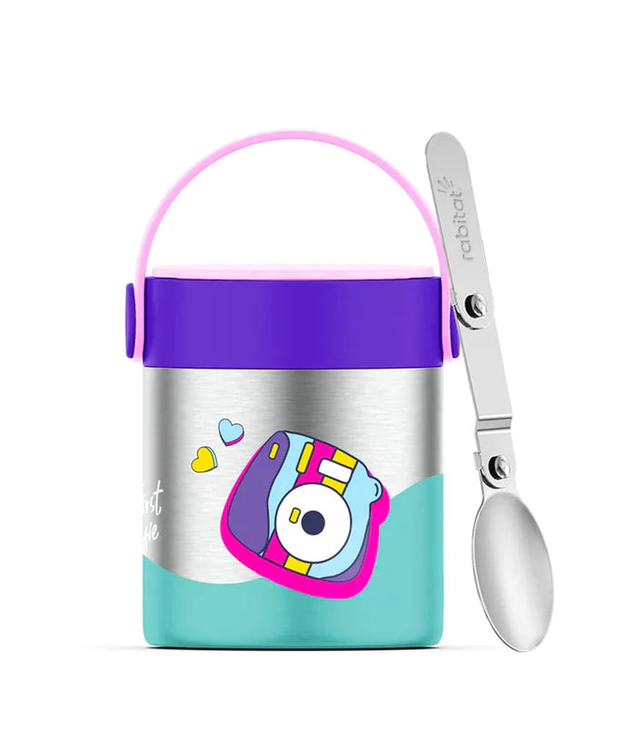 Rabitat Mealmate Lunch Flask with Folding Spoon