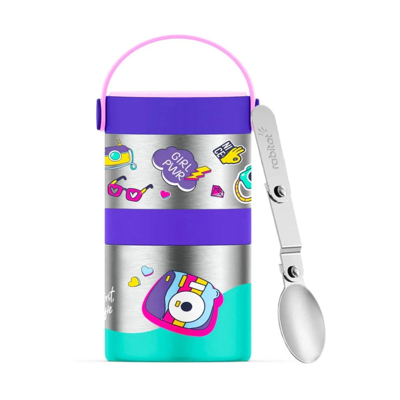 Rabitat Mealmate Max Insulated Lunch Flask with Add on Steel Container 700 ML