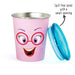 Rabitat Spill Free Stainless Steel Cup-LunchBox & Water Bottles-Rabitat-Toycra