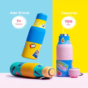 Rabitat Zappy Insulated Stainless Steel Water Bottle 700ml