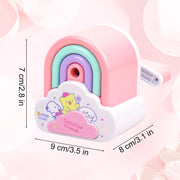 Rainbow Shaped Pencil Sharpener