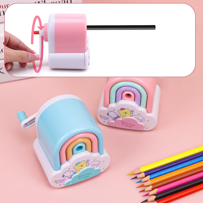 Rainbow Shaped Pencil Sharpener-Stationery-Bright International-Toycra