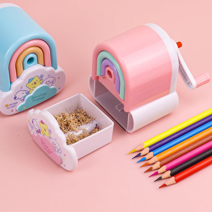 Rainbow Shaped Pencil Sharpener-Stationery-Bright International-Toycra