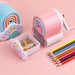 Rainbow Shaped Pencil Sharpener-Stationery-Bright International-Toycra