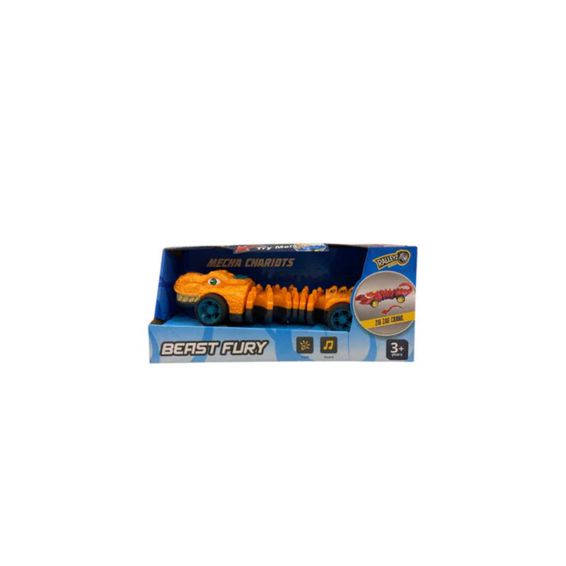 Ralleyz Beast Fury Skeleton Dino Orange