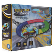 Ralleyz Build & Go Race Car with Tracks -132 Pcs