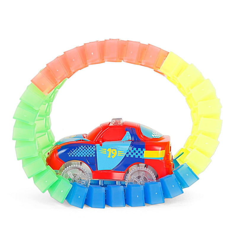 Ralleyz Build & Go Tracks 220-Piece Race Car Track Set Multicolor