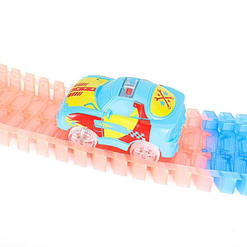 Ralleyz Build & Go Tracks 220-Piece Race Car Track Set Multicolor