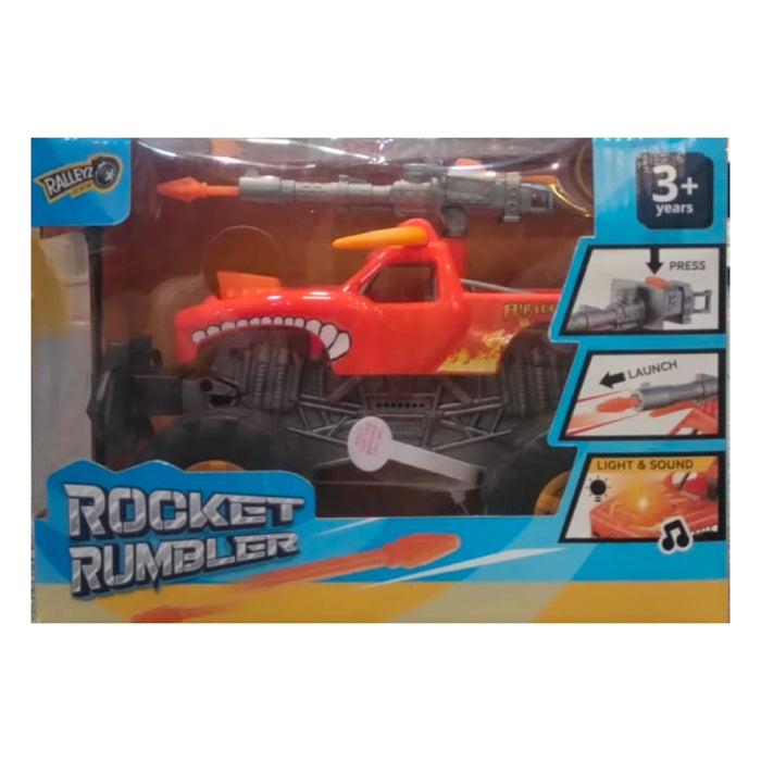 Ralleyz Rocket Rumbler Dino-Orange-Vehicles-Ralleyz-Toycra