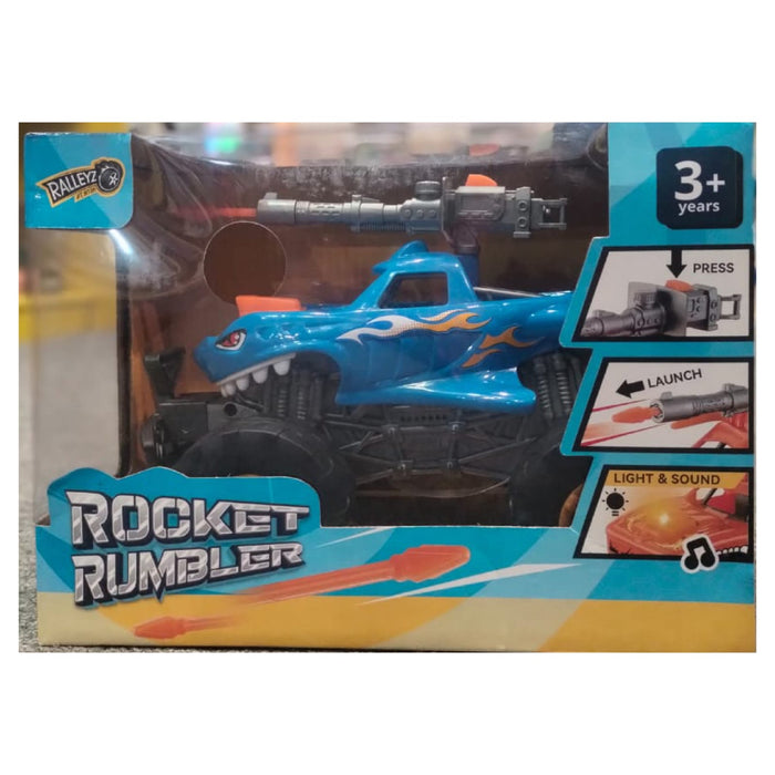 Ralleyz Rocket Rumbler Shark-Blue-Vehicles-Ralleyz-Toycra