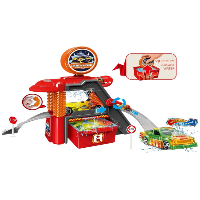 Ralleyz Splash 'N' Dash Garage - 28-piece-Action & Toy Figures-Ralleyz-Toycra