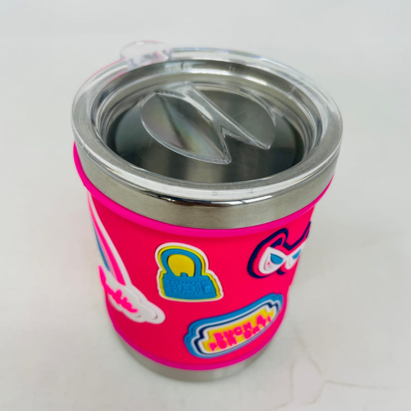Ramson Emboss Coffee Mug With Leakproof Lid And Handle