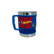 Ramson Emboss Coffee Mug With Leakproof Lid And Handle