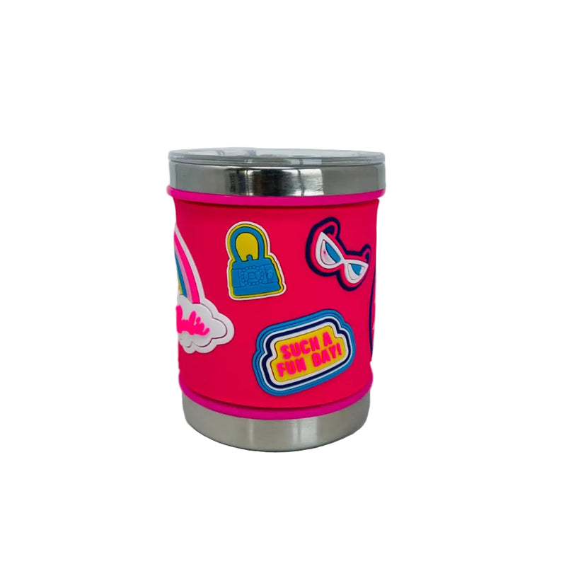 Ramson Emboss Coffee Mug With Leakproof Lid And Handle