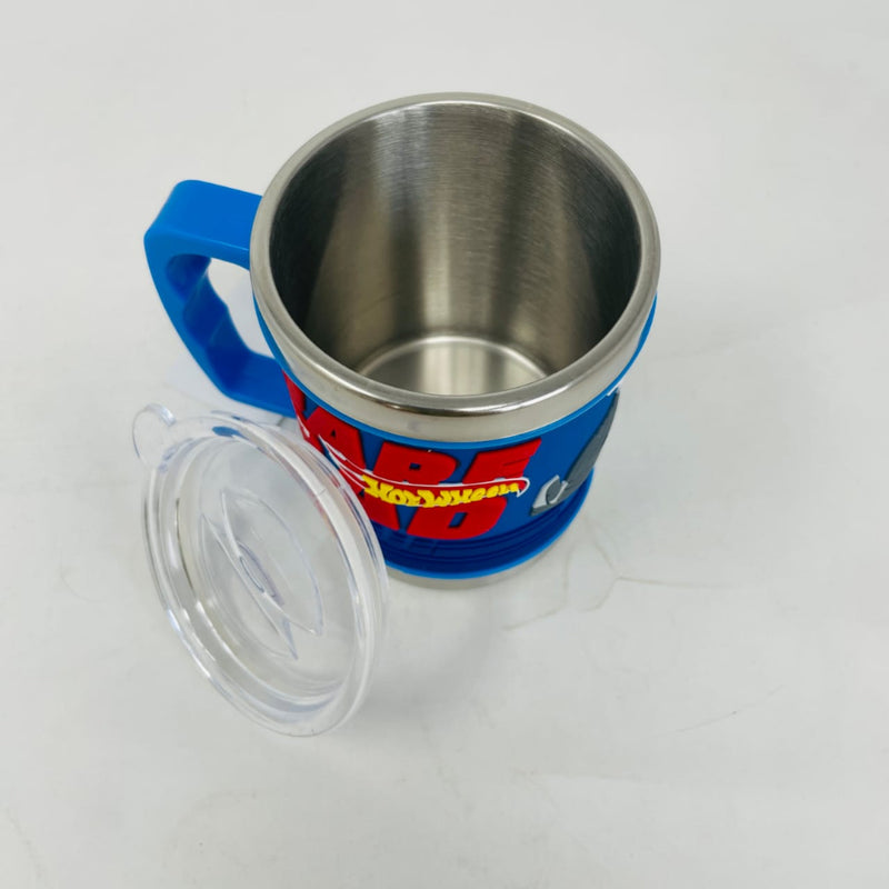 Ramson Emboss Coffee Mug With Leakproof Lid And Handle