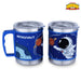 Ramson Emboss Coffee Mug with Leakproof Lid and Handle-LunchBox & Water Bottles-Ramson-Toycra
