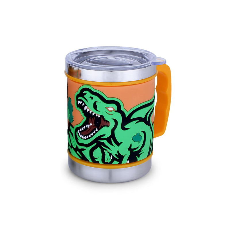 Ramson Emboss Coffee Mug With Leakproof Lid And Handle