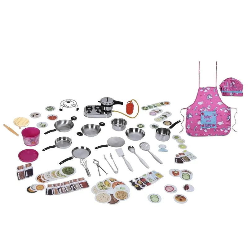 Ramson India Stainless Steel Kids’ Kitchen Playset 101 Piece