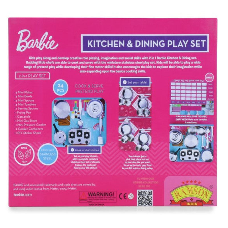 Ramson Kitchen and Dining Play Set 24 pcs