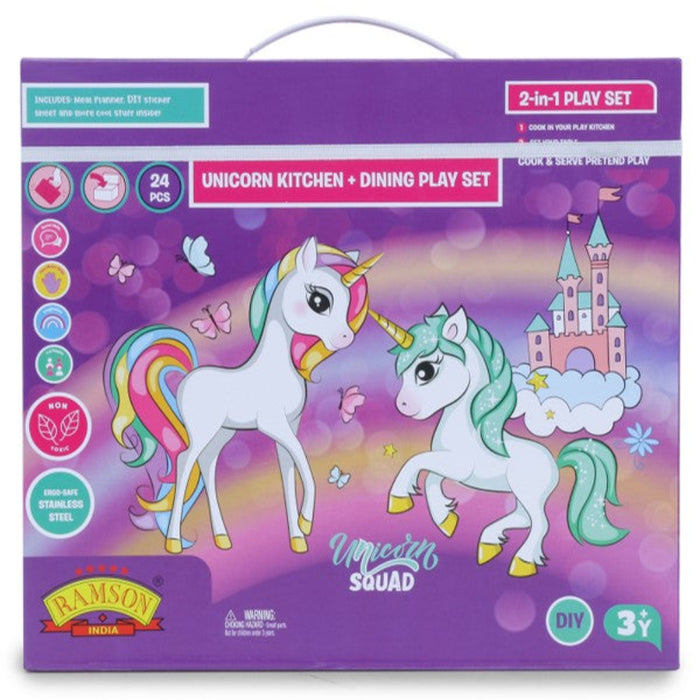 Ramson Kitchen and Dining Play Set 24 pcs-Pretend Play-Ramson-Toycra