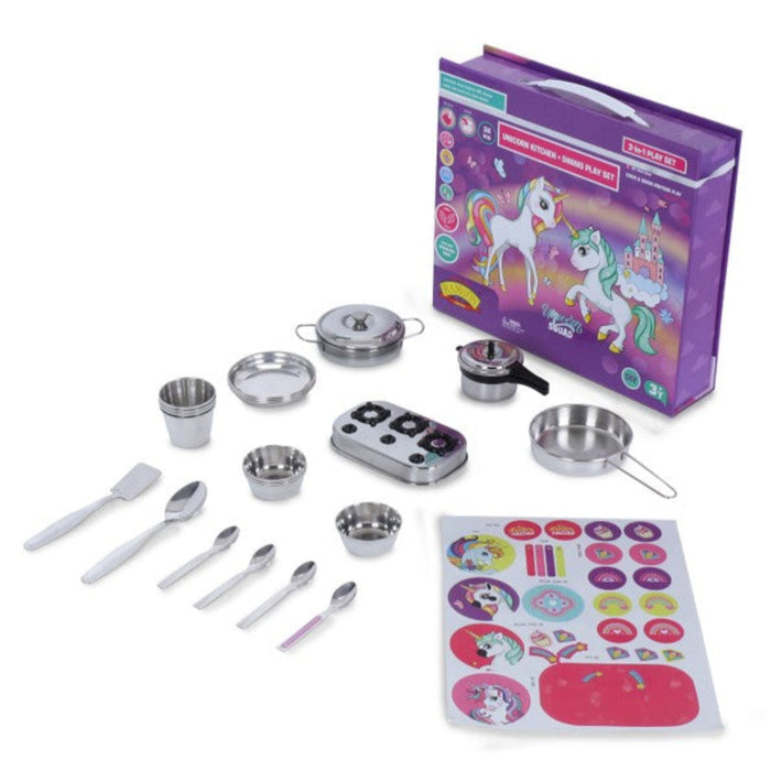 Ramson Kitchen and Dining Play Set 24 pcs-Pretend Play-Ramson-Toycra