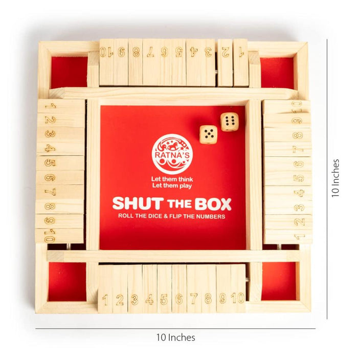 Ratna's Shut The Box Roll and Flip Party & Fun Games-Board Games-Ratna's-Toycra