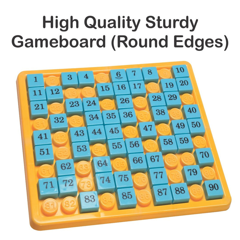 Red Housie 48 Cards – No-Pen Foldable Bingo Tambola Family Game, Reusable, Travel-Friendly