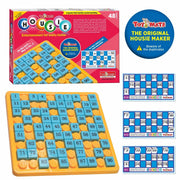 Red Housie 48 Cards – No-Pen Foldable Bingo Tambola Family Game, Reusable, Travel-Friendly