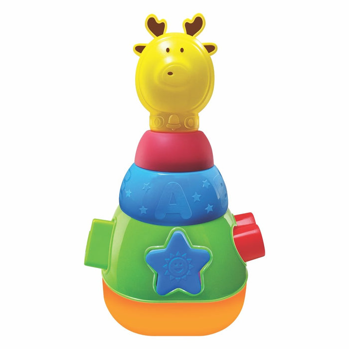 Reindeer Stack & Sort Toy for Toddlers | 2-in-1 Educational Play Set (12–36M)-simple-Toymate-Toycra