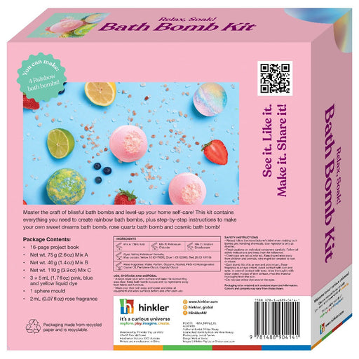 STMT D.I.Y. Bath Bombs Kit- Mix & Mold Your Own 5 Scented Multicolored Bombs