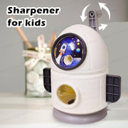 Rocket Shaped Pencil Sharpener Cutter