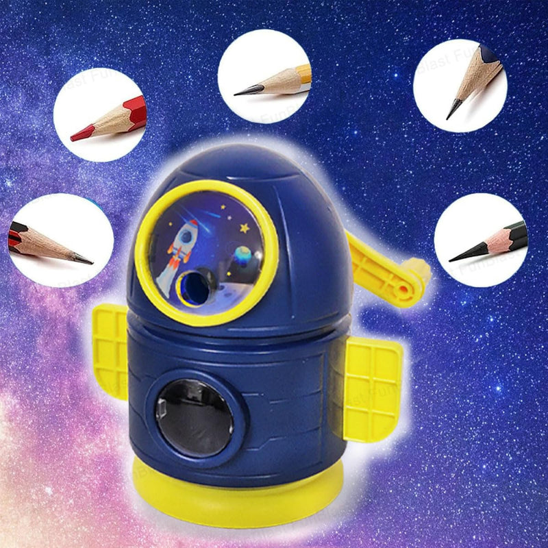 Rocket Shaped Pencil Sharpener Cutter
