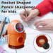 Rocket Shaped Pencil Sharpener Cutter-Stationery-Bright International-Toycra