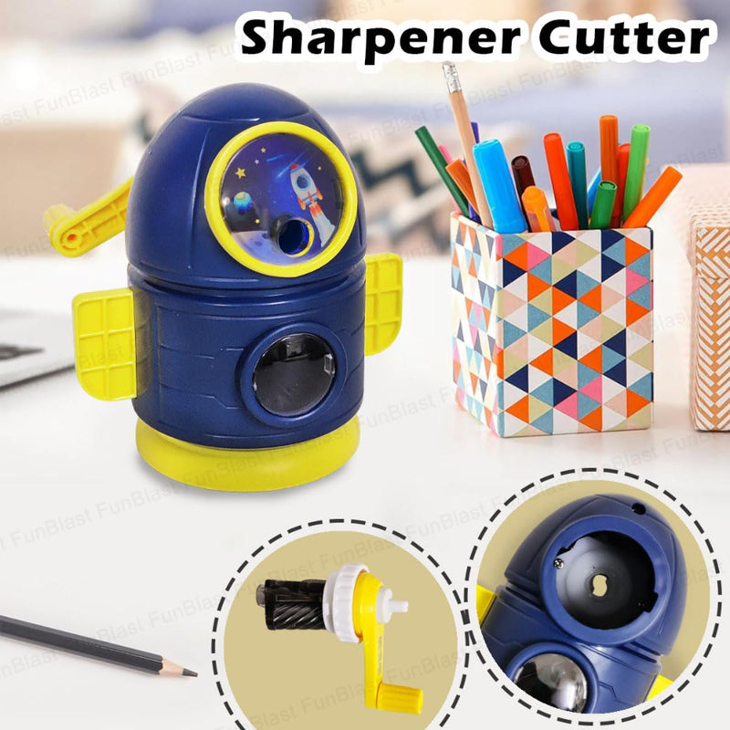 Rocket Shaped Pencil Sharpener Cutter